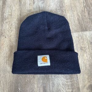 Carhartt Dark Blue Knit Beanie